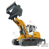 US Stock LESU 1/14 Metal Tracked Hydraulic Remote Control Loader Rear Hook RTR Battery PL18EV LITE 636 Toucan DIY Ripper Toy 1