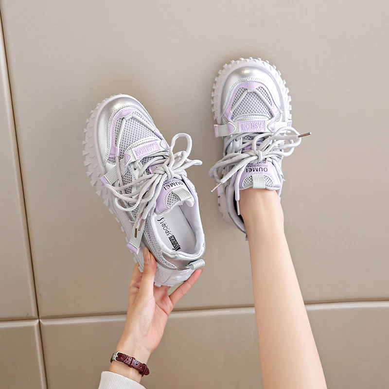 Women's Breathable Comfort Lightweight Casual Sneakers Sports Running Tennis Fitness Gym Jogging Walking Shoes for Lady 6