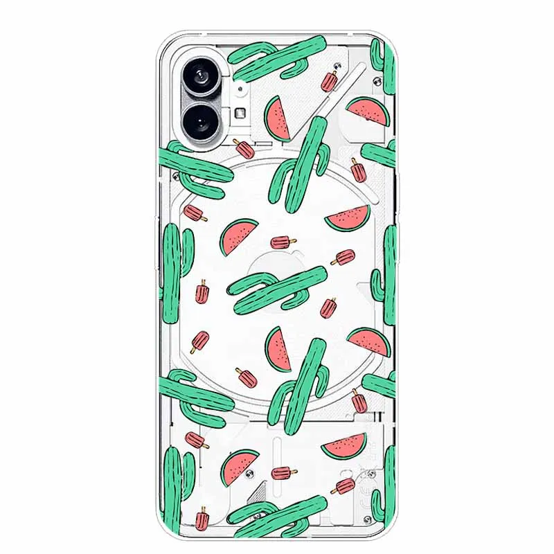 Silicone Soft Cute Transparent Protective Case - Clear TPU Cover