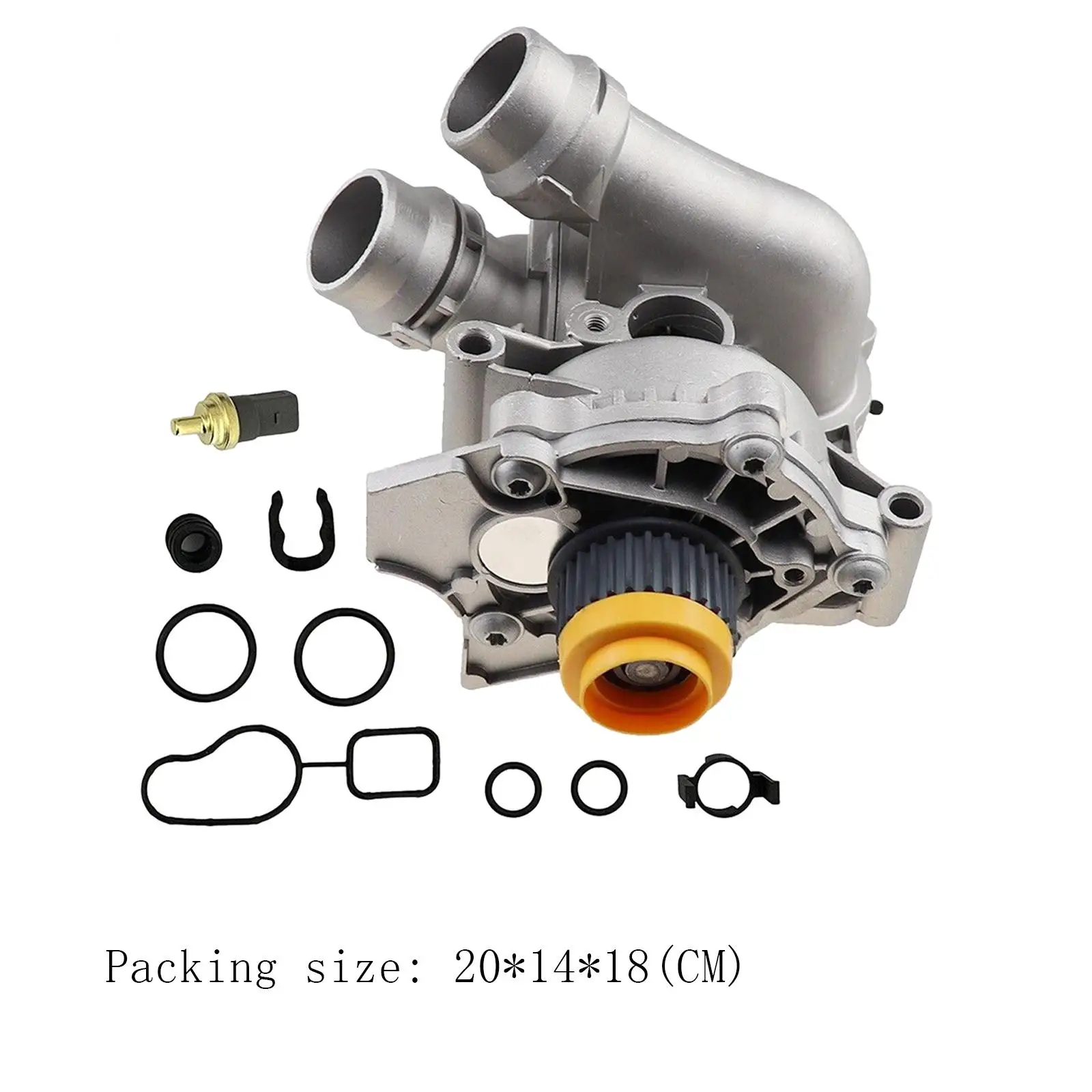 Water Pump Assembly 06H 121 026DC 06H121026CD for Audi A3 2.0L L4 1984cc 121cid A4 2.0L L4 1984cc 121cid Caeb A5 Q