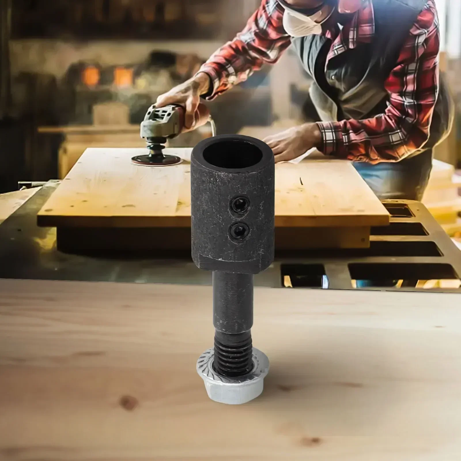 Spindle Adapter Polishing Adapter 1 Set 5-16mm Shaft Motor Black For Grinding Polishing Smooth Surfaces