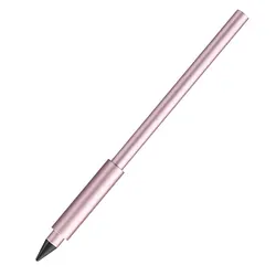 Erasable Inkless Metal Pen - Eco - Friendly Eternal Writing Instrument (Rose color erasable)