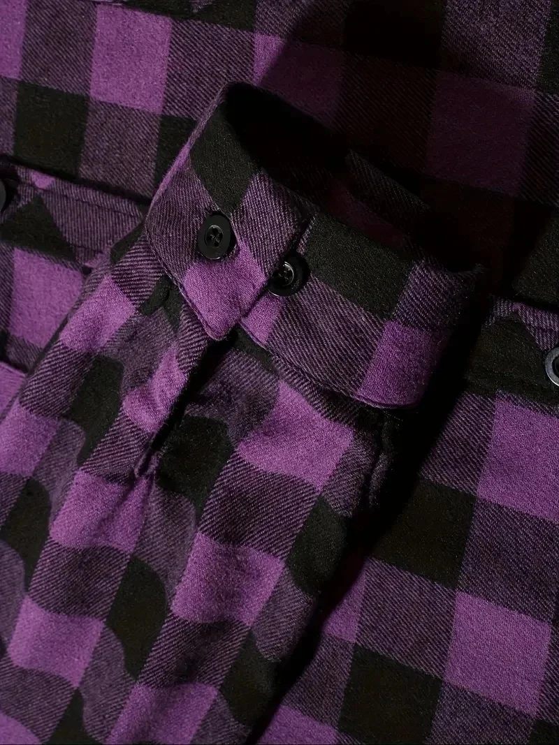 Frühling Herbst Herren Kapuzenpullover Klassischer Karierter Lässiger Knopf-Kapuzenpullover Langarm-Mantel Doppelte Taschen Kapuzenpullover Herren Strickjacke Oberteil – Detail 25