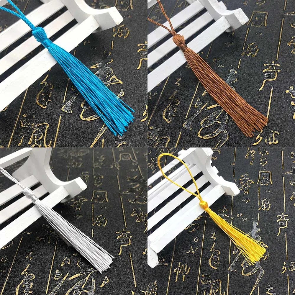Mini Tassels 10/100pcs 13cm Tassels Fringe For DIY Crafts Jewelry Making Accessories Mini Tassels Bookmark Tassel Wedding Decoration