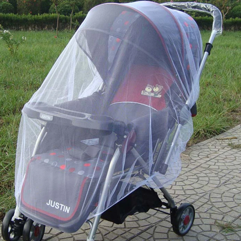 Baby Stroller Mosquito Net Pushchair Insect Shield Mesh for Stroller Safe Infants Protection Net Cover Baby Stroller Accessories Baby Strollers