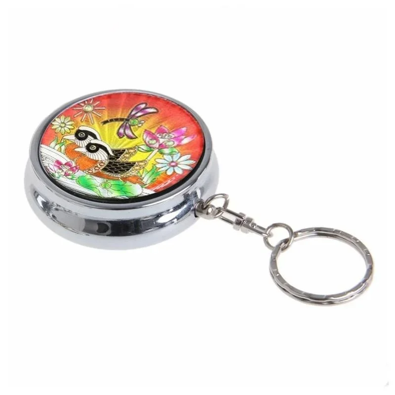 Portable Pocket Stainless Steel Round Cigarette Ashtray for portable ashtray stainless steel ashtray