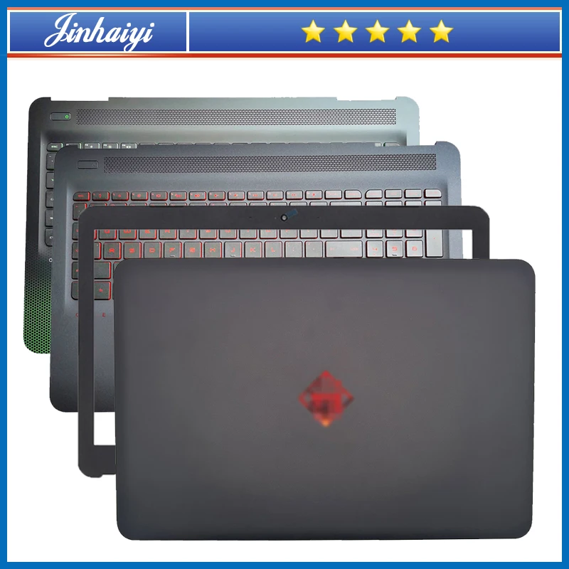 Moldura do Backshell da Tela para hp Omen 15 15-ax 15-bc 15-dp Tpn-q173 Capa Superior Quadro Palma Resto Teclado Capa Superior Case