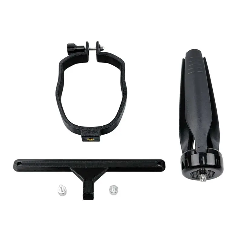 Kit stabilisateur portable pour DJI 4 Pro fixé sous un drone, prêt à transformer l'appareil en caméra de poche