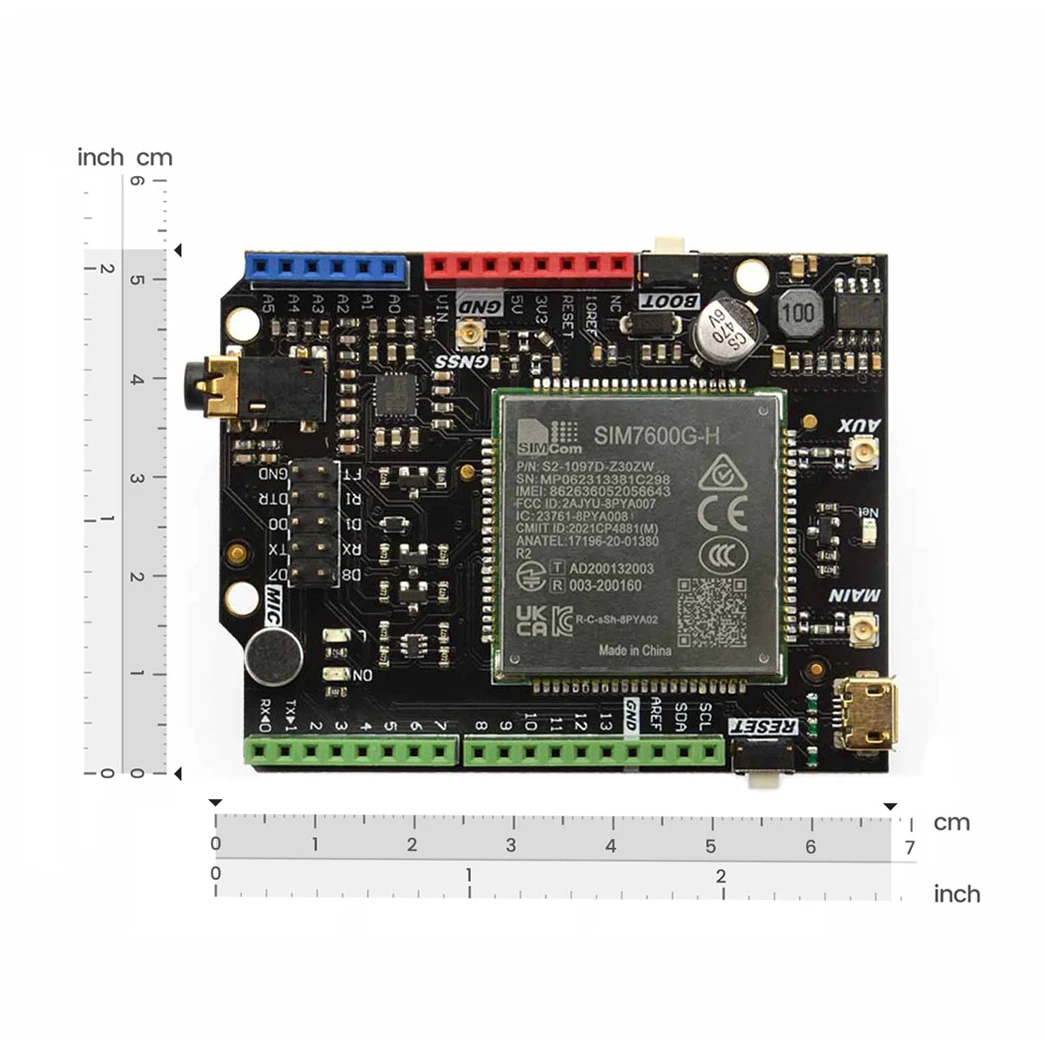 DFRobot SIM7600G-H CAT4 GNSS �����Ŵ� ���ͳ� �׼��� ����� �ִ� Arduino�� 4G LTE 3G 2G ���� ��� �ǵ� ���