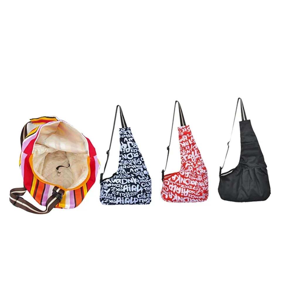 Pet Sling Bags Hand Free Small Dog Cat Sling Carrier BagAdjustable Strap Breathable Tote Bag Shoulder Bag For Cat Dogs Puppy