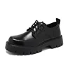 Korean Platform Derby Shoes