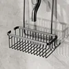 Convenient Toilet Shower Rack with No Drilling Installation  Bathroom Storage Basket for Shower Room and Bath Products 3
