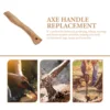Camp Axe Handle Wooden Axe Handle Replacement Hatchet Handle Wood Grip Axe Handle Camp Axe Accessory Hammer Handle Grip 2