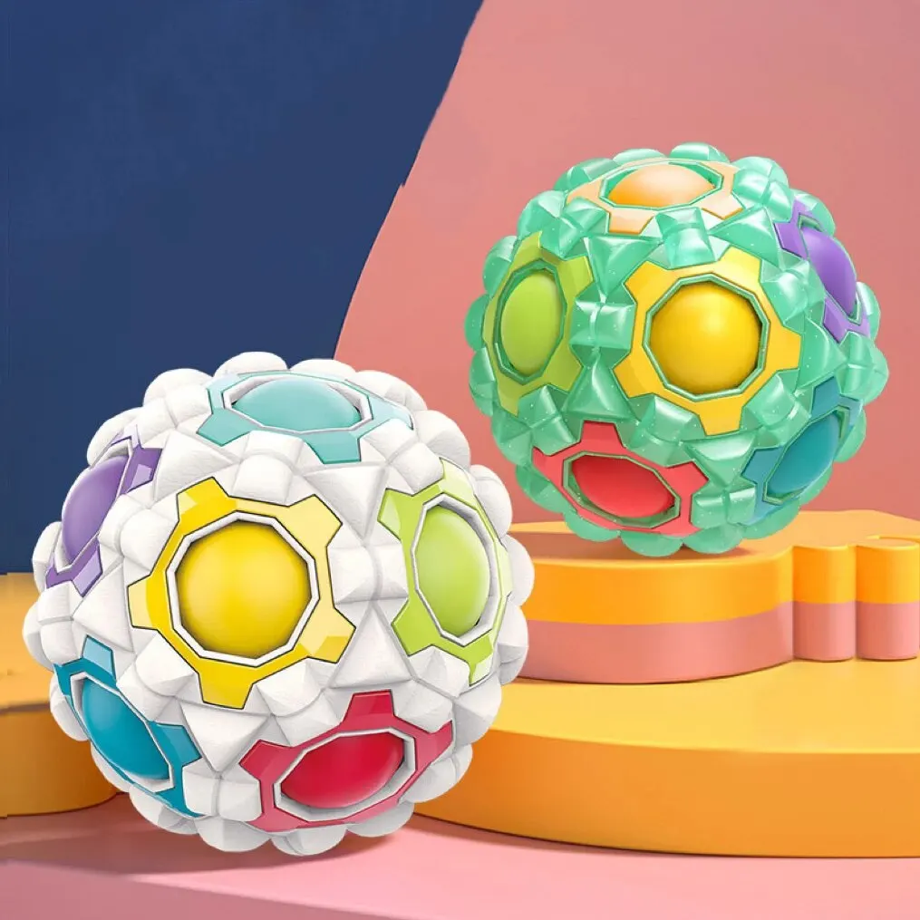 Early Education Educational Finger Gyro Massage Ball Pinch Music Fingertip Pressure Relief Gyro 1pcs