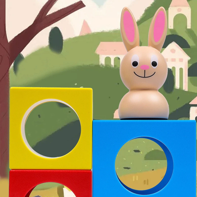 Children Educational Learning Toys Rabbit Magic Box Board Game 60 Challenges Logic Puzzle Game School Recommendation Toy for kid 2