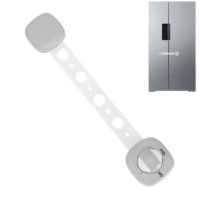 

Child Safety Strap Locks Multi-use Child Proof Door Lock Cabinet Drawer Door Latches With Double Lock Option For Cabinets Toilet