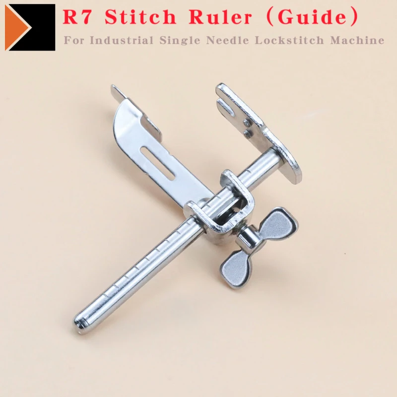 

2 PCS R7(601) Stitch Ruler For Industrial Single Needle Lockstitch Sewing Machine Accessories Fabric Guide Parts High Quality