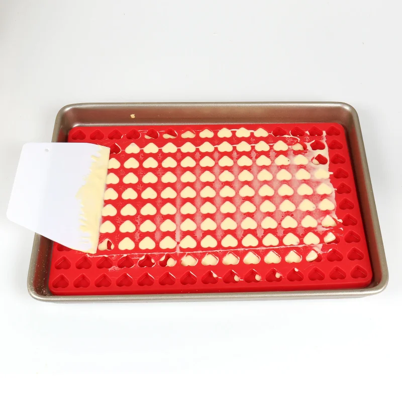 Multicavity Silicone Mold for Baking and Candy Making - Heart & Star Shapes
