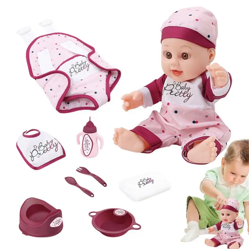 

Simulation Doll Doll For Girls With Reborn Doll Accessories Vinyl Doll For Girls Reborn Doll Accessories Realistic Babies Dolls