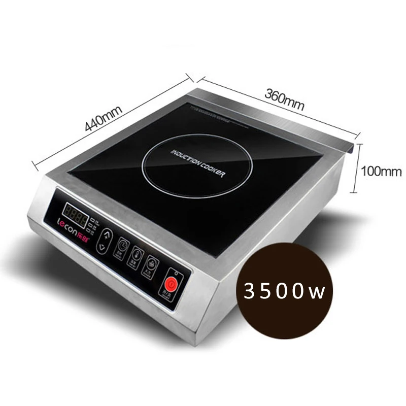 3500W Commercial Induction Cooker High Power Induction Cooker Hotel Stove Furnace Cooktop