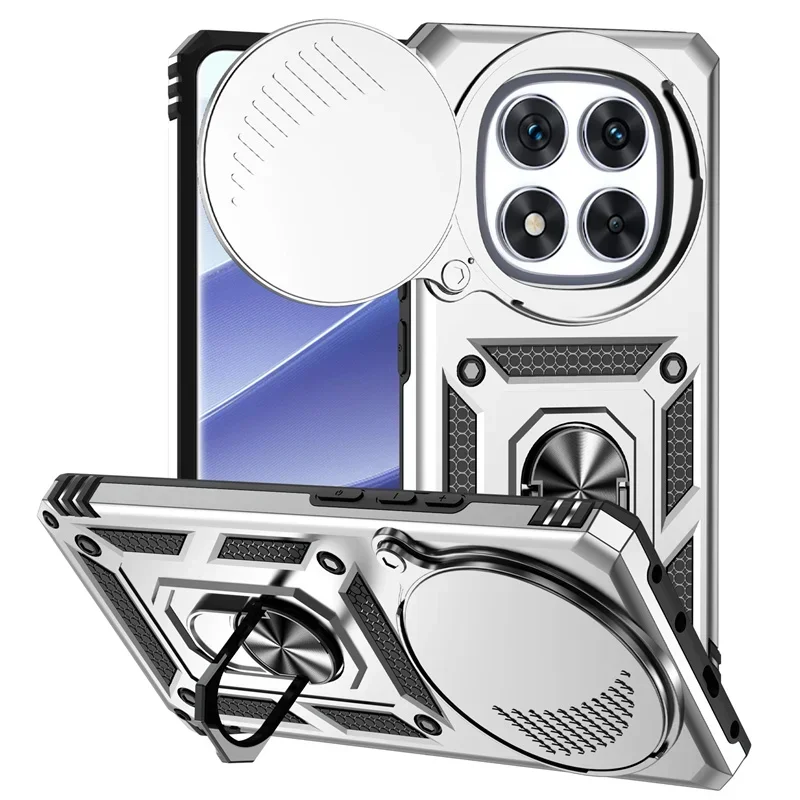 Shockproof Armor Phone Case with 360° Ring Stand Kickstand