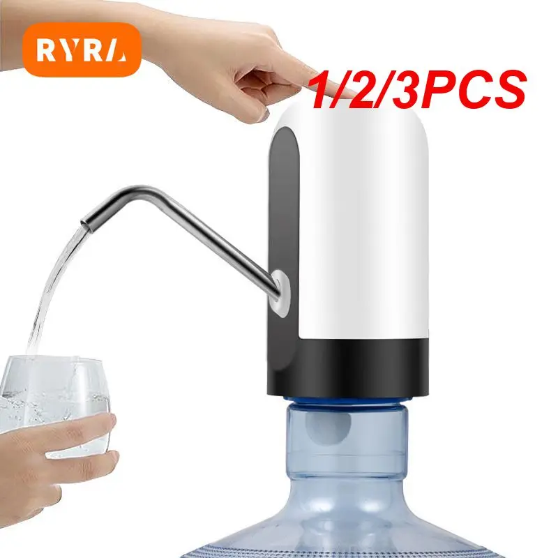 1 2 3PCS Water Dispenser Pump Water Dispenser One Key Automatic Switch Drinking Fountain Bottle Dispensers