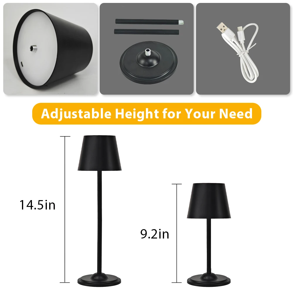 قابلة للشحن LED لمبة مكتب