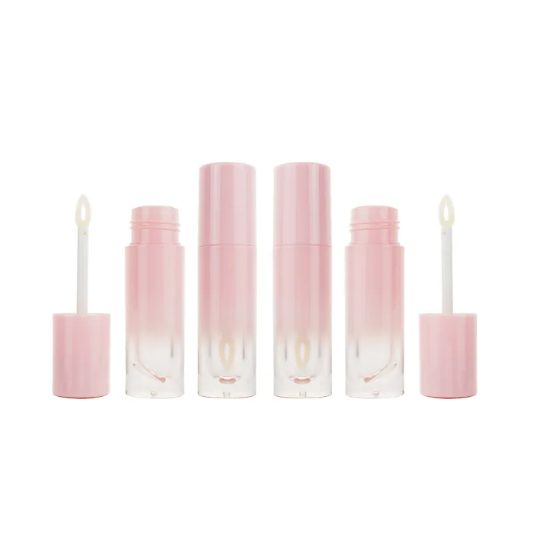 

10pcs 4ml/0.14oz Round Lip Gloss Tube Pink Containers with Wand Empty Lipstick Lipgloss DIY Sample Container Lip Balm Bottles