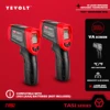 YEVOLT TA606+ Series Digital Infrared Thermometer Handheld Non Contact IR Laser  Heat Temperature Gun Point VA Color Screen 1