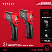 YEVOLT TA606+ Series Digital Infrared Thermometer Handheld Non Contact IR Laser  Heat Temperature Gun Point VA Color Screen 1