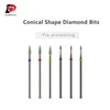 Conical Shape Diamond Bits Remove Callus  Manicure Tool Accessory Nail Drill Bits 1