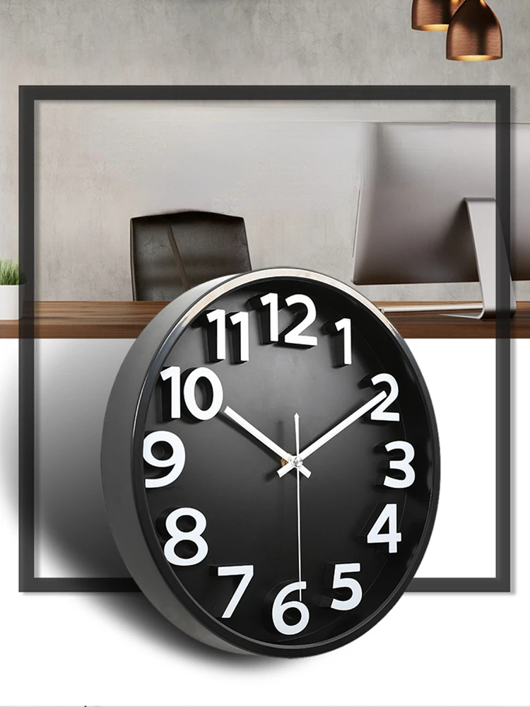 

Creativity Colorful Wall Clock Minimalist Mute Nordic Digital Wall Clock Modern Design Reloj De Pared Wall Decoration