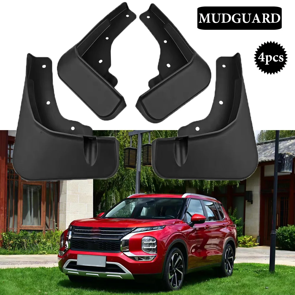 

4X high quality For Mitsubishi Outlander 2022 2023 Splash Guards Mud Flap Mudguards Fender Exterior Accessories Decorative Tires