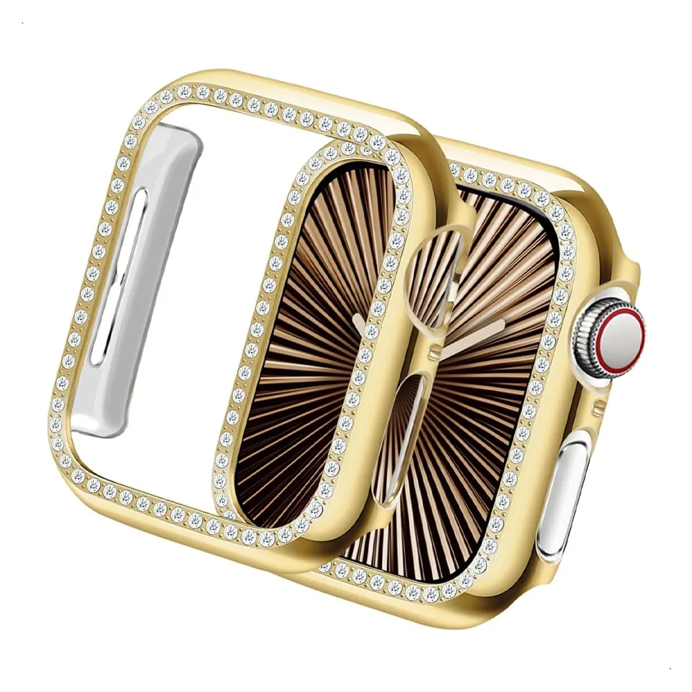 Premium Diamond Protective Bumper Shell Cover for Apple Watch - No Glass Included