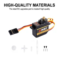 1-4PCS Emax ES08MA II Servo Motor SCX24 Servo 12g 15T Mini Metal Gear Servo for Axial SCX24 90081 Axi00006 Axi00002 Upgrades - Image 3