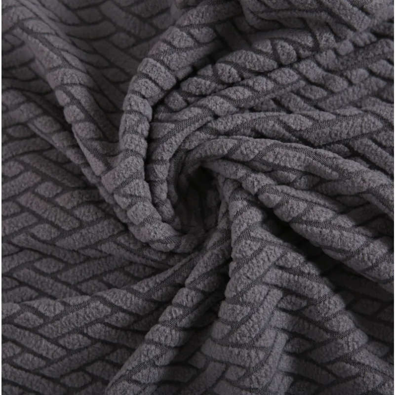 Jacquard Skirt Elastic Home Chair, Living Room Chair Cover, Universal Size for All Seasons Chair Covers Dining Room