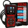 V519 Professional Obd2 Scanner - Usb-Powered Car Diagnostic Tool with Real-Time Data Stream, Full-Featured Obd Ii Testing (I/M Ready, Bod2/Eobd), Clears Engine Fault Lights, Reads/Erases Codes for Most Vehicles, Car Maintenance, Ergonomic Design, Durable Plastic Casing 1