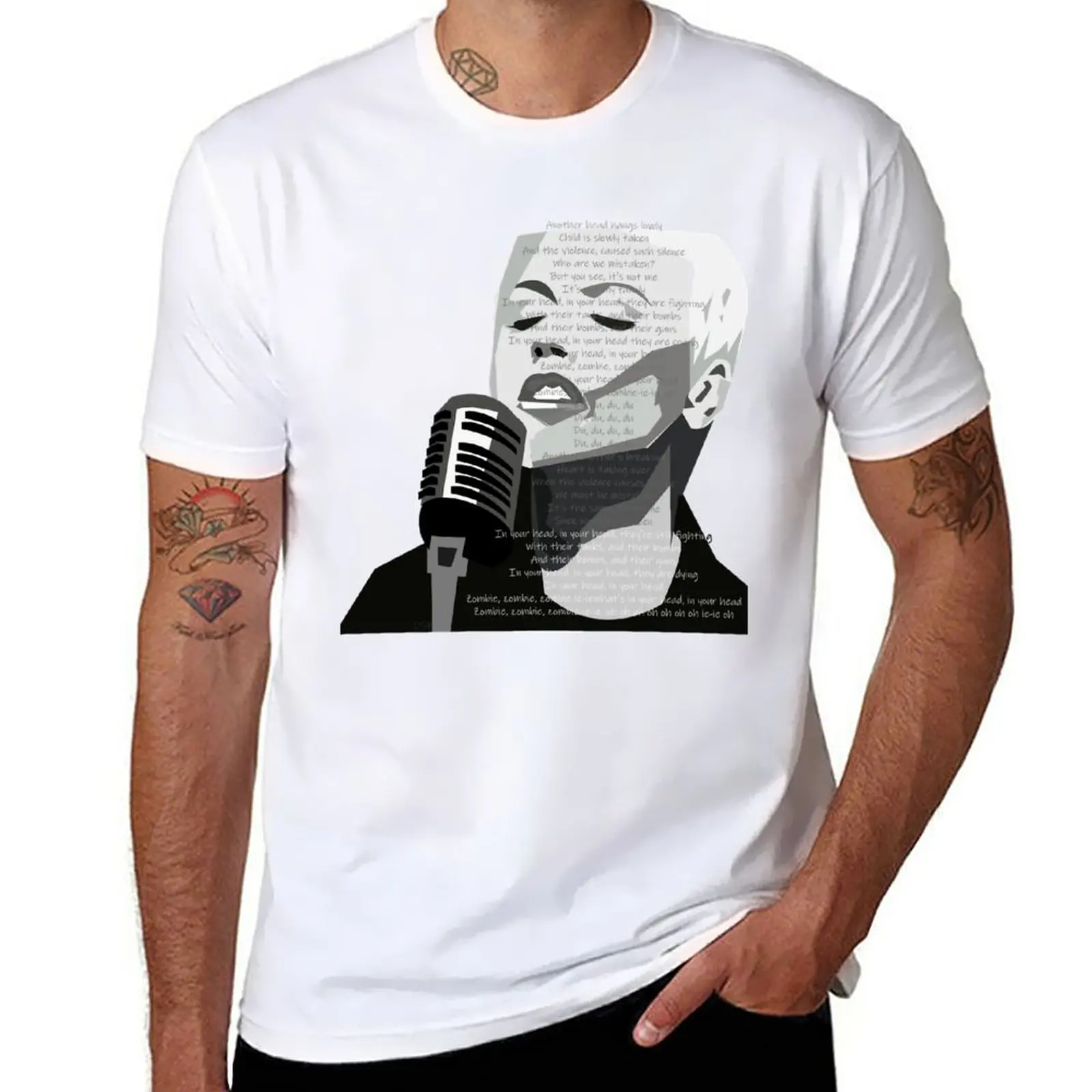 

New Dolores O&x27;Riordan. Zombie Lyrics T-Shirt Short sleeve Short sleeve tee graphic t shirt oversized t shirts for men