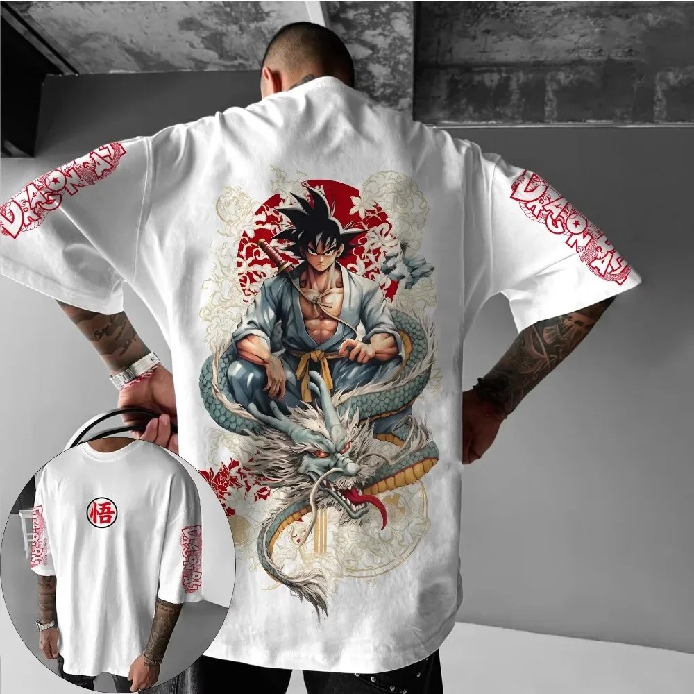 Dragon Ball Z Super Saiyan Son Goku Men's Loose Version Street