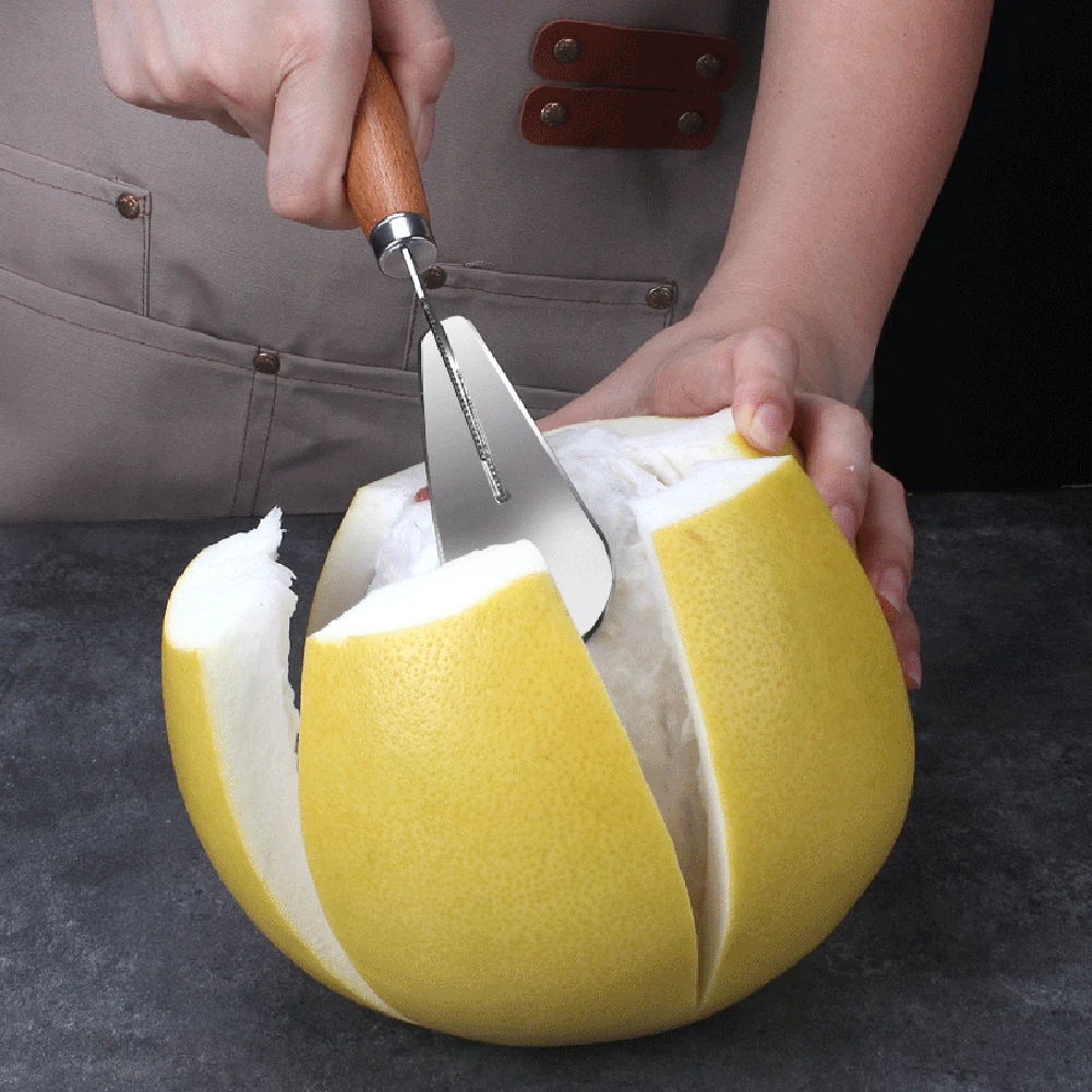 Double Head Orange-Peeler Portable Effortless Fruit Skin Remover For Grapefruit