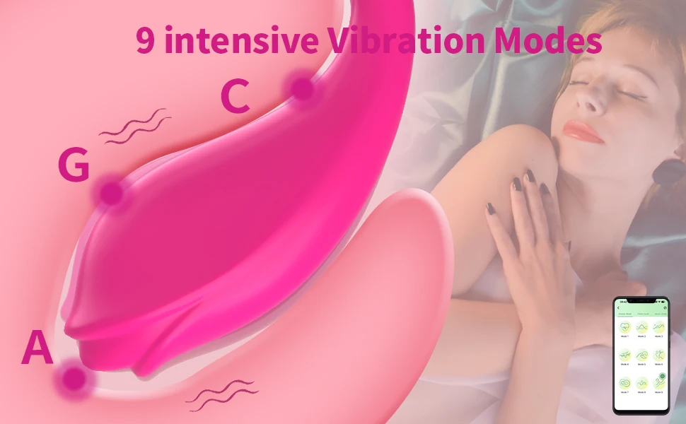 Wireless App Control Vibrator Bluetooth G Spot Clit Stimulator_voghion.com