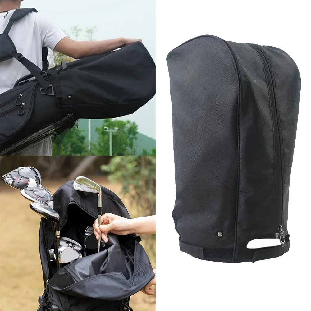 Golf Bag Rain Cover Dustproof Rain Hood Club Protector Portable Golf Bag Rain Cover For Golf Bag And Carry Cart Stand Bag Parts