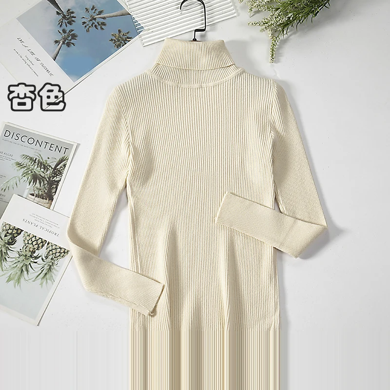 JMPRS Spring 2022 Women Turtleneck Sweater Pullover Long Sleeve Knitted Solid Jumper Casual Fall Basic Ladies Cheap Tops cardigan Sweaters