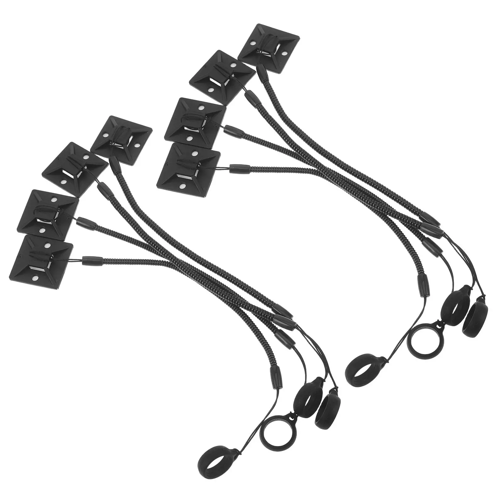 8Pcs 스타일러스 끈 벌크 팩 교사용 실리콘 탄성 테더 펜 홀더 학생용 태블릿 전화 사무실 학교 사용
