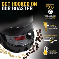 800  Coffee Bean Roaster  Roast Coffee At Home  Heat Settings  Convection Fan Control  Digital Status Di 2