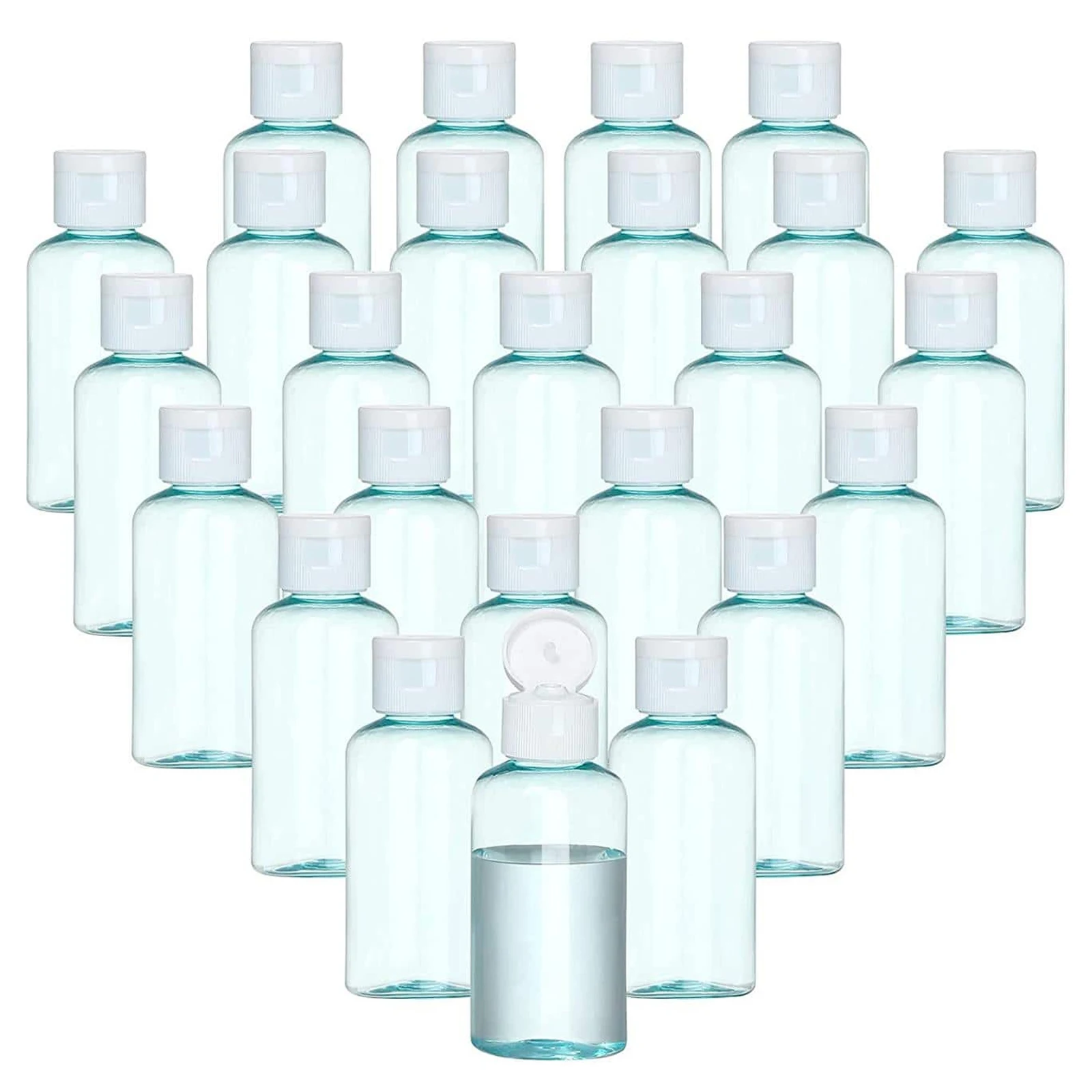 Plastic Empty Bottles with Flip Small Travel Size Bottles for Shampoo Lotion Body Soap 25Pcs refillable bottle refillable plastic bottles plastic lotion bottle