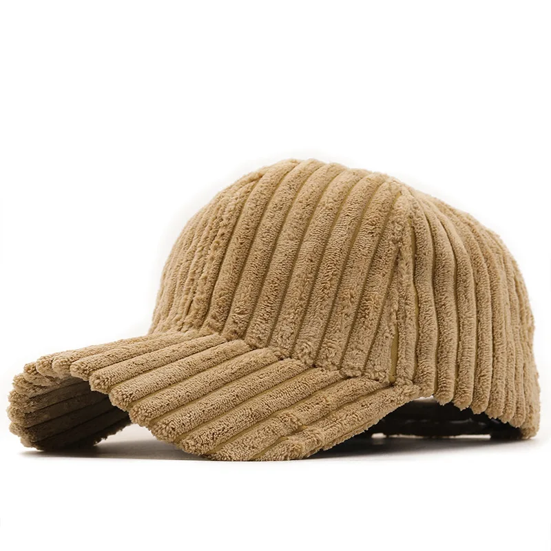 New Autumn Winter Baseball Cap Women Corduroy Winter Hats for Women Snapback Hat Female Hip Hop Cap Gorras Bone Casquette Gorro 2