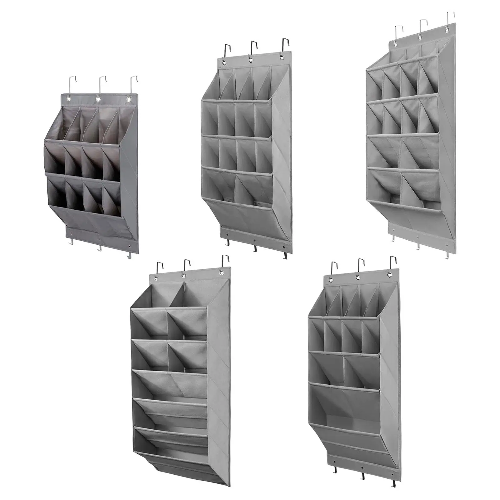 Hanging Shoe Organizer for Door Resuable for Kids Adults Deep Pockets Door Shoe Rack for Towels Toys Hats Clothing Baby Items