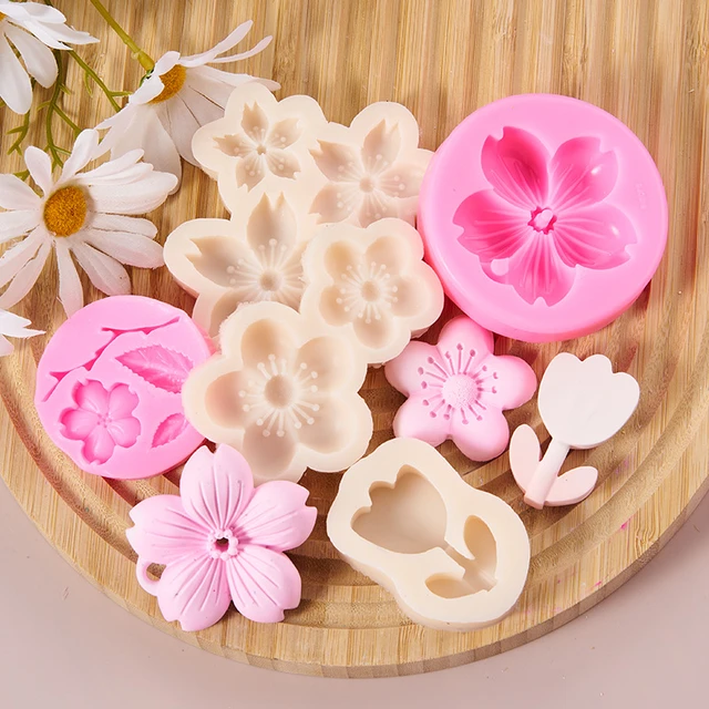 Silicone Press Cake Decorating Tool  Silicone Mold Fondant Flowers - 29  Flower - Aliexpress