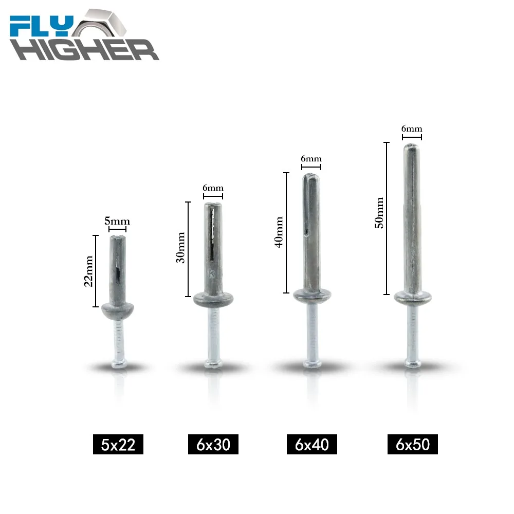 Nail in Wall Anchors (Nylon Nail plug) - Franci Furniture Fittings